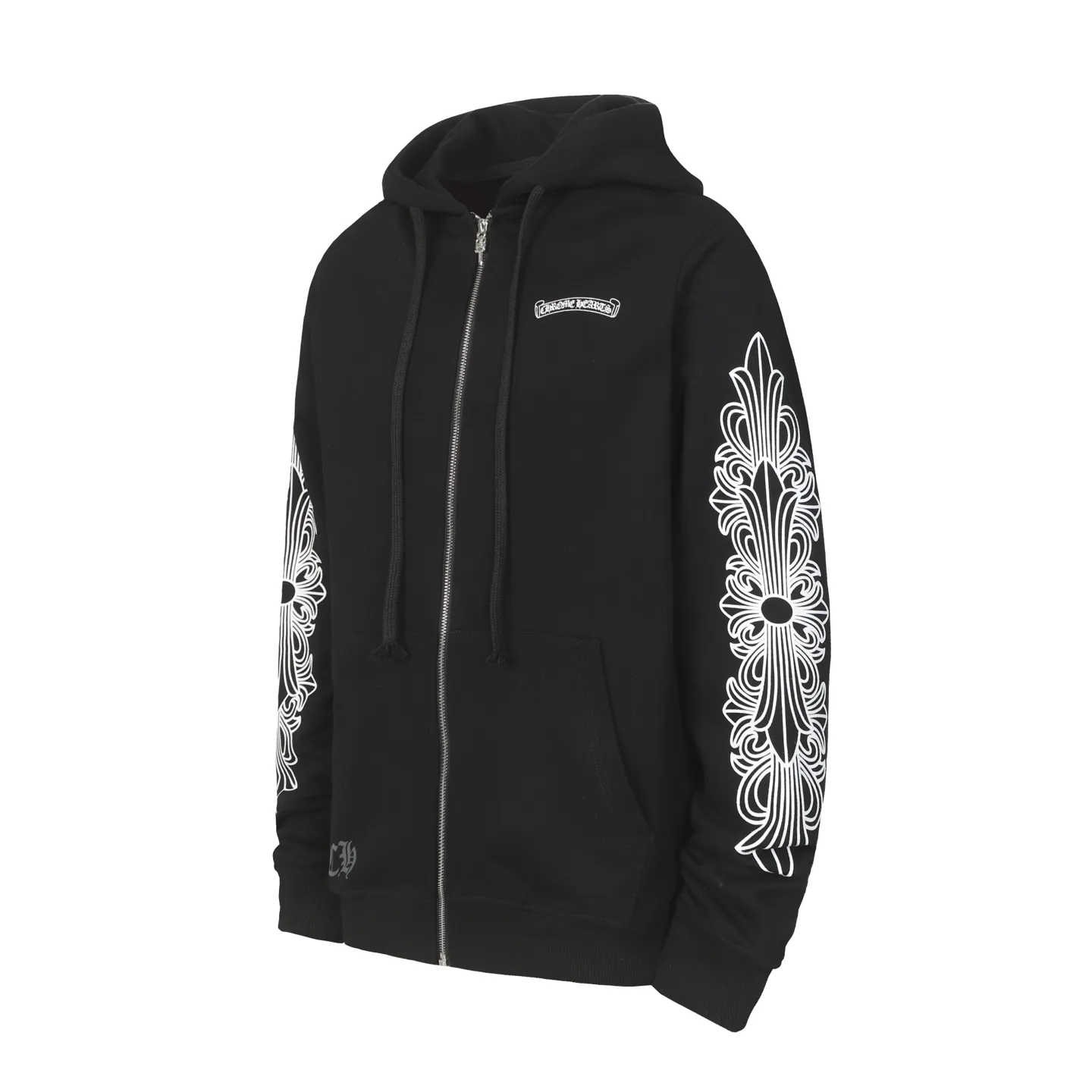 P260 -Chrome Hearts/Chrome Hearts Colorful Sanskrit Printed Zip Sweater Cardigan Jacket -High weight, high density and high quality. The wool is soft and skin-friendly. It feels soft and silky. It has excellent warmth and skin-friendly properties.